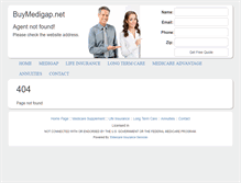 Tablet Screenshot of buymedigap.net